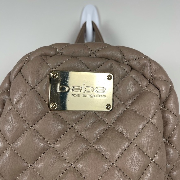 BEBE Beige Mini Backpack - Picture 9 of 10